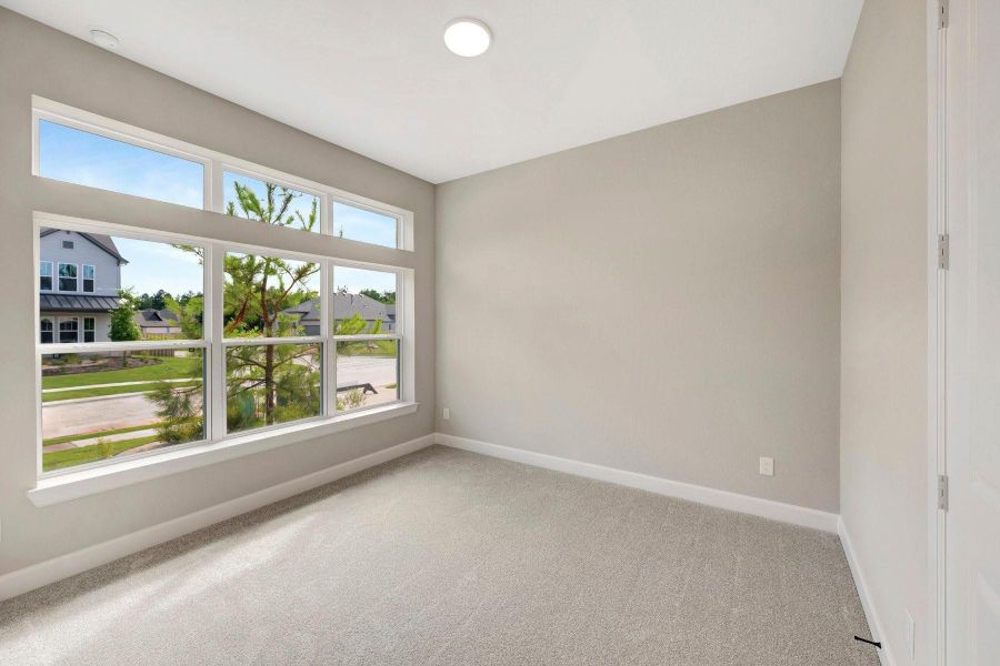 Another spacious 2ndary bedroom that offers big windows!