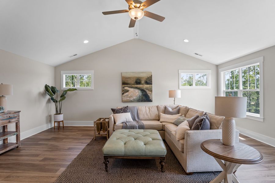 Representative furnished interior of a home built from the Scout by Bill Clark Homes in Sidbury Landing, Wilmington (Image 49).