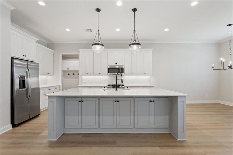 Furnished interior view inside a new home in , Hewitt (Image 4).