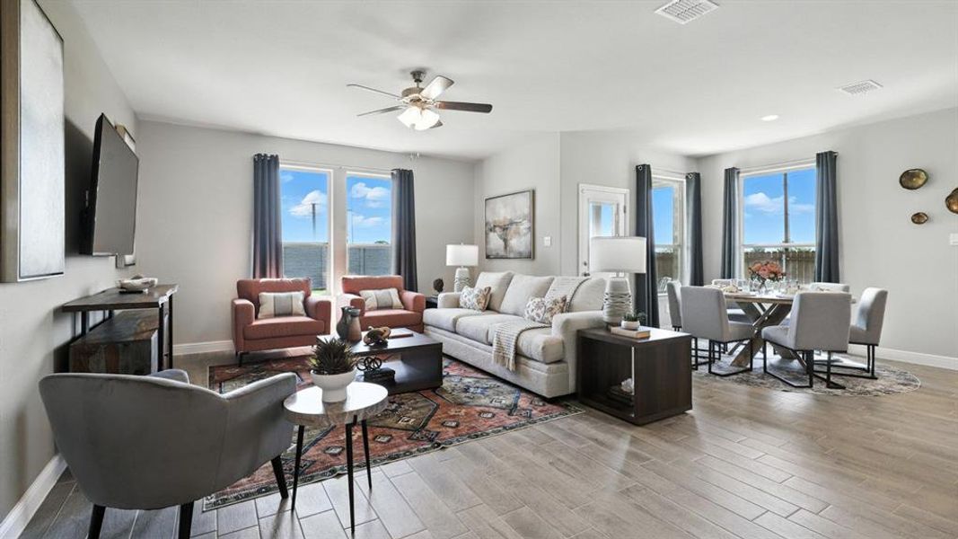 Furnished interior view inside a new home in Morningstar, Fort Worth (Image 10).