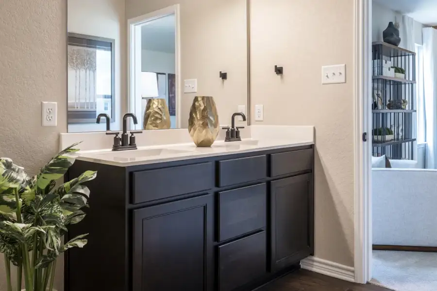 Representative furnished interior of a home built from the 2088 by KB Home in Espino, San Antonio (Image 9).