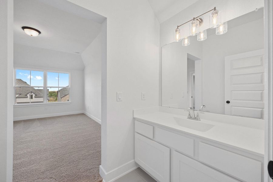 Furnished interior view inside a new home in Flora, Hutto (Image 12).
