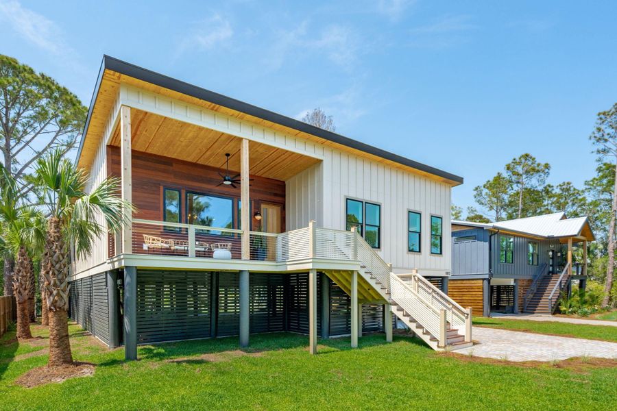 Front exterior of a new home in , Folly Beach, SC, highlighting curb appeal (Image 2).