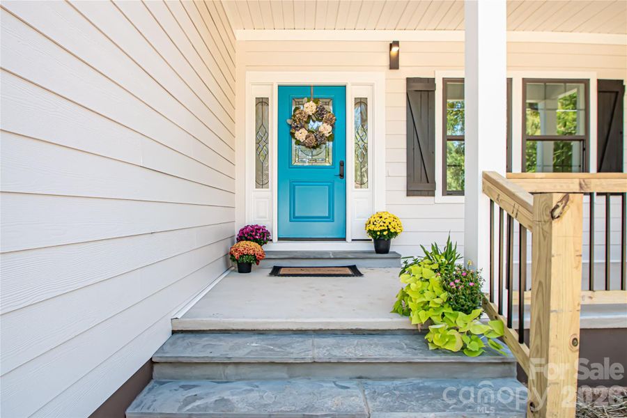 Exterior details and patio area of a home in , Chester (Image 22).