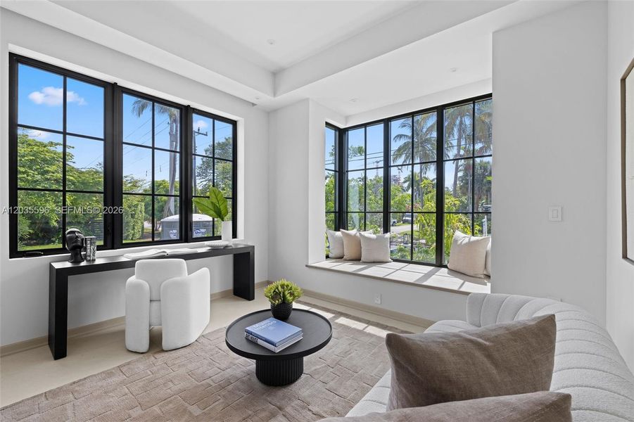 Office / fourth bedroom on first floor with full bath Office / fourth bedroom on first floor with full bath