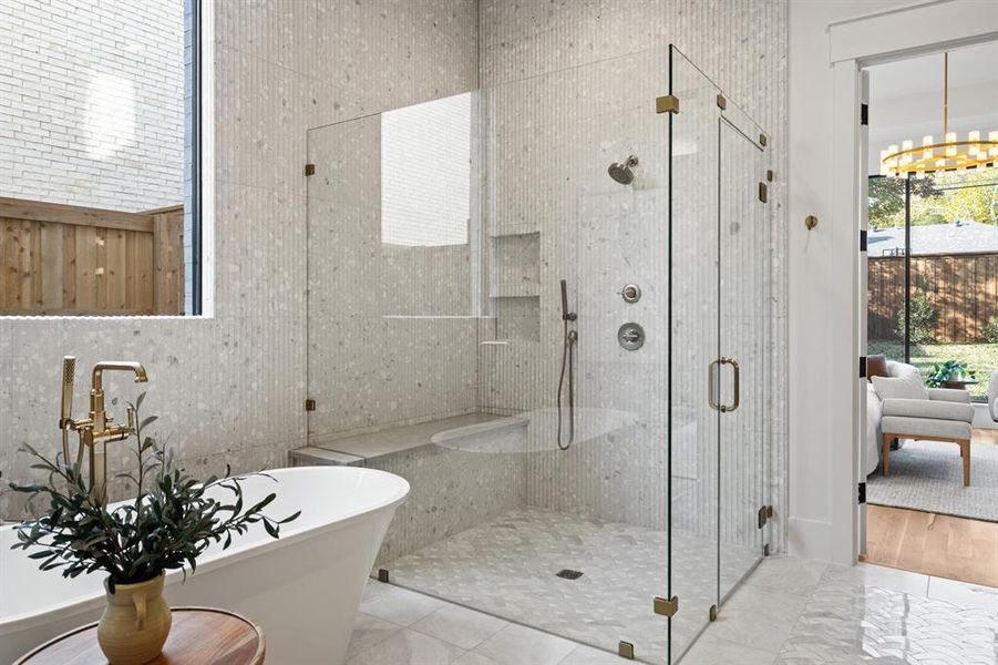 Furnished interior view inside a new home in , Dallas (Image 5).