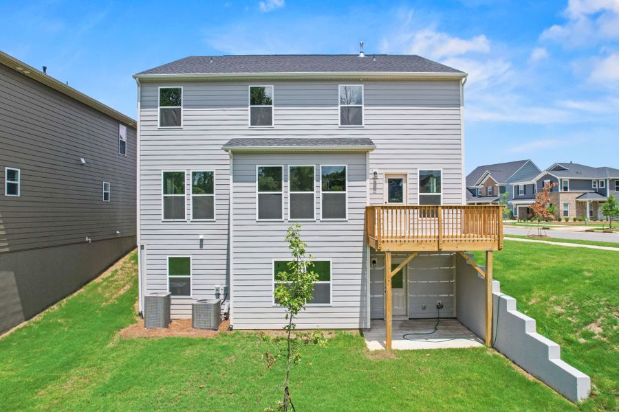 Exterior details and patio area of a home in Cannon Run, Concord (Image 3).