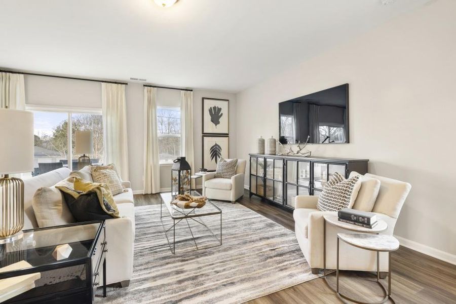 Furnished interior view inside a new home in Heritage Point, Hampton (Image 9). Furnished interior view inside a new home in Heritage Point, Hampton (Image 9).