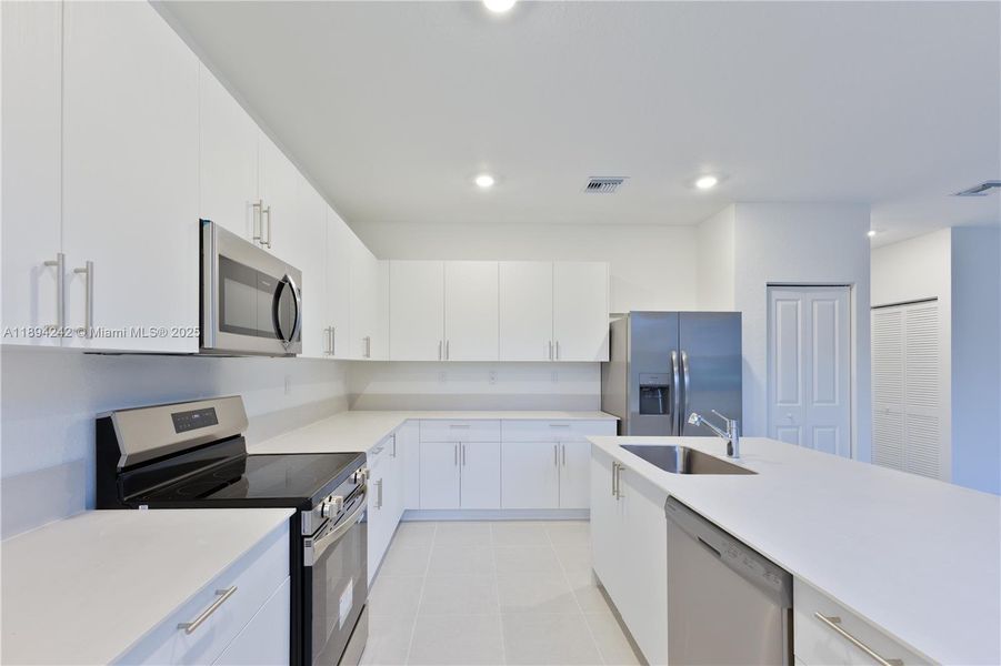 Furnished interior view inside a new home in , Miami (Image 7). Furnished interior view inside a new home in , Miami (Image 7).