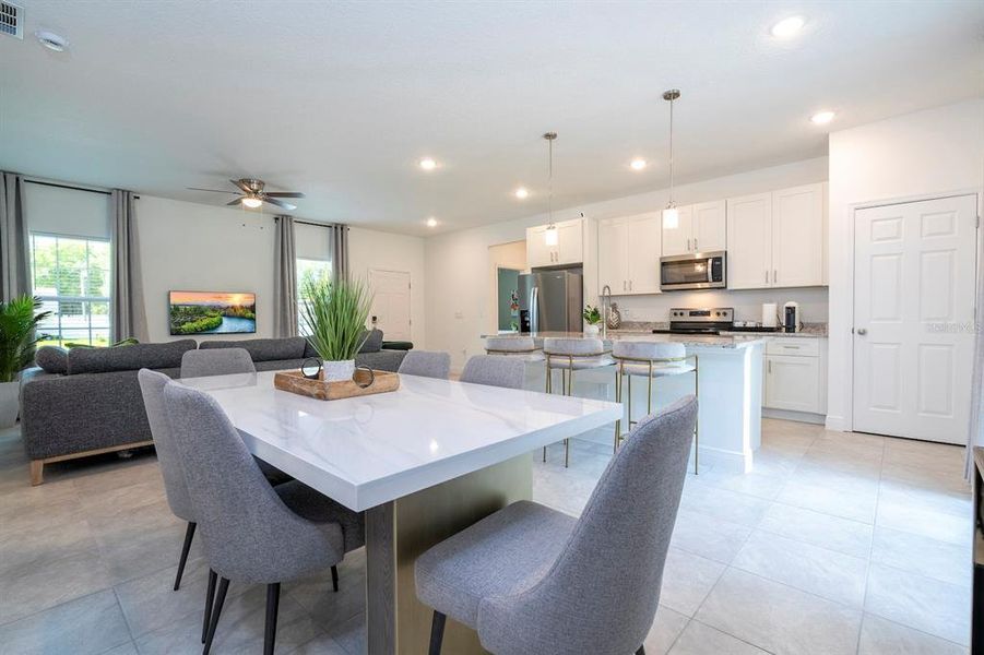 Furnished interior view inside a new home in , Ocala (Image 32).