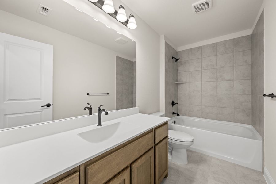 Furnished interior view inside a new home in Mockingbird Hills, Joshua (Image 3).