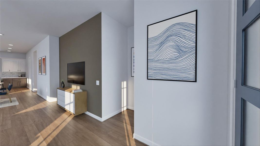 Furnished interior view inside a new home in The Porch at Du Pre, Buda (Image 10). Furnished interior view inside a new home in The Porch at Du Pre, Buda (Image 10).