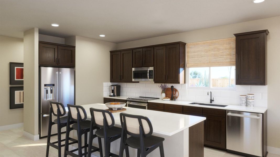 Furnished interior view inside a new home in , Kyle (Image 4).