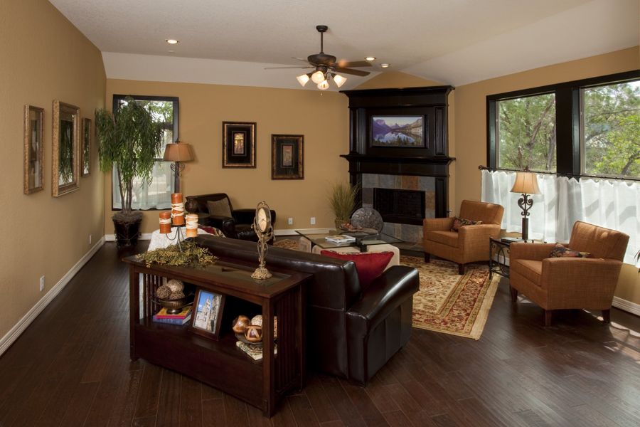 Representative furnished interior of a home built from the The Cheyenne by Whitestone Custom Homes in Johnson Ranch, Bulverde (Image 7).