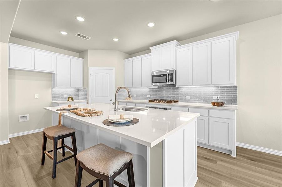 Furnished interior view inside a new home in Morningstar, Aledo (Image 5). Furnished interior view inside a new home in Morningstar, Aledo (Image 5).