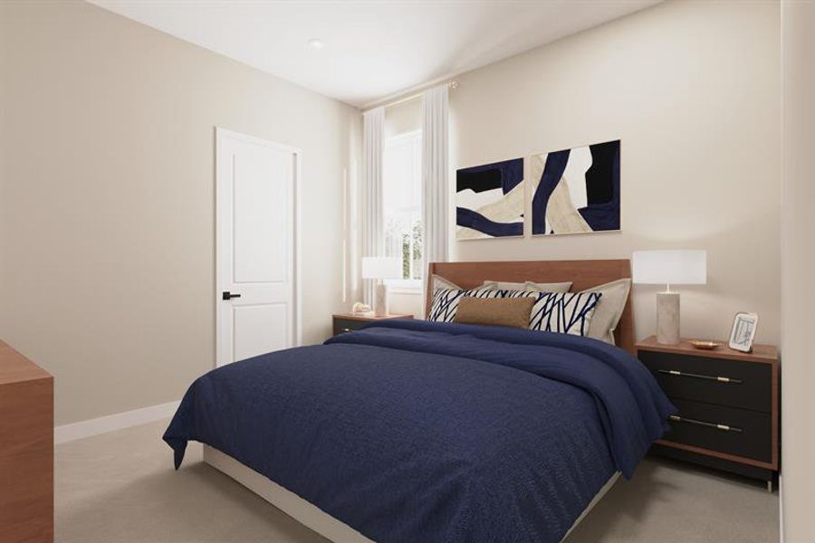 Representative furnished interior of a home built from the Silverleaf by Ryan Homes in Grande Dunes North Village, Longs (Image 11).