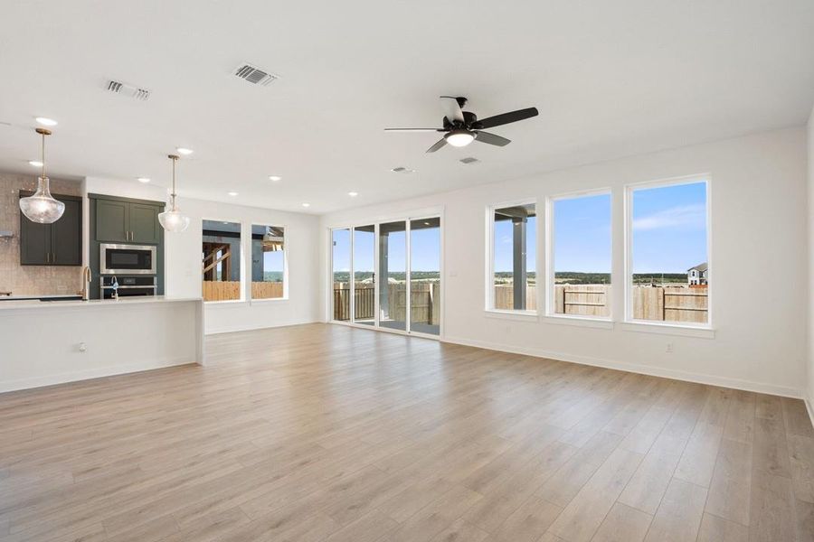 Spacious, unfurnished interior of a new home in Terrace Collection at Lariat, Liberty Hill (Image 24). Spacious, unfurnished interior of a new home in Terrace Collection at Lariat, Liberty Hill (Image 24).