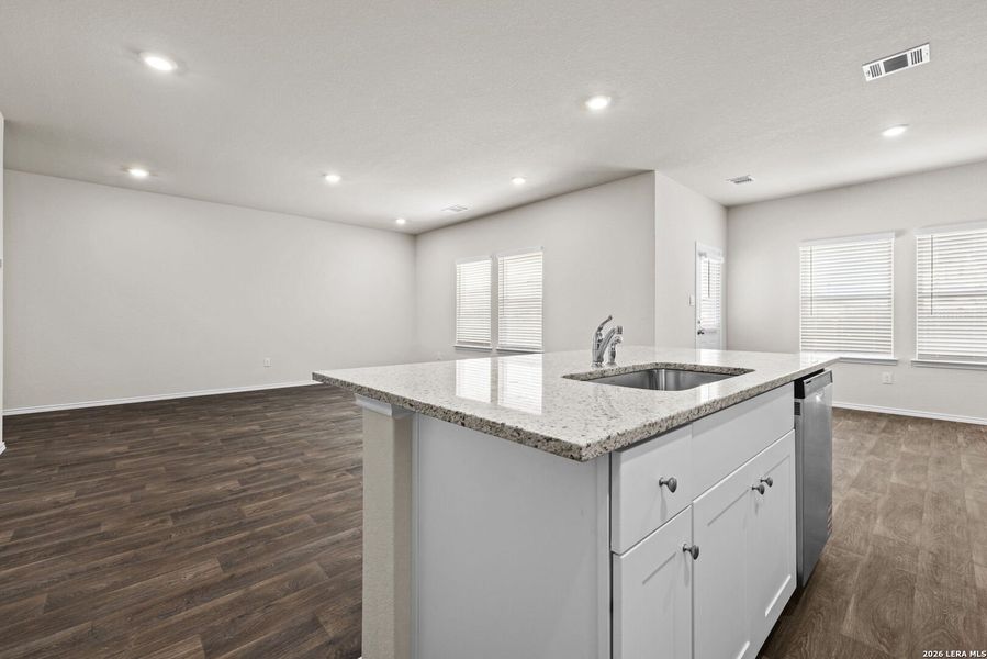 Furnished interior view inside a new home in Riverstone at Westpointe, San Antonio (Image 10).