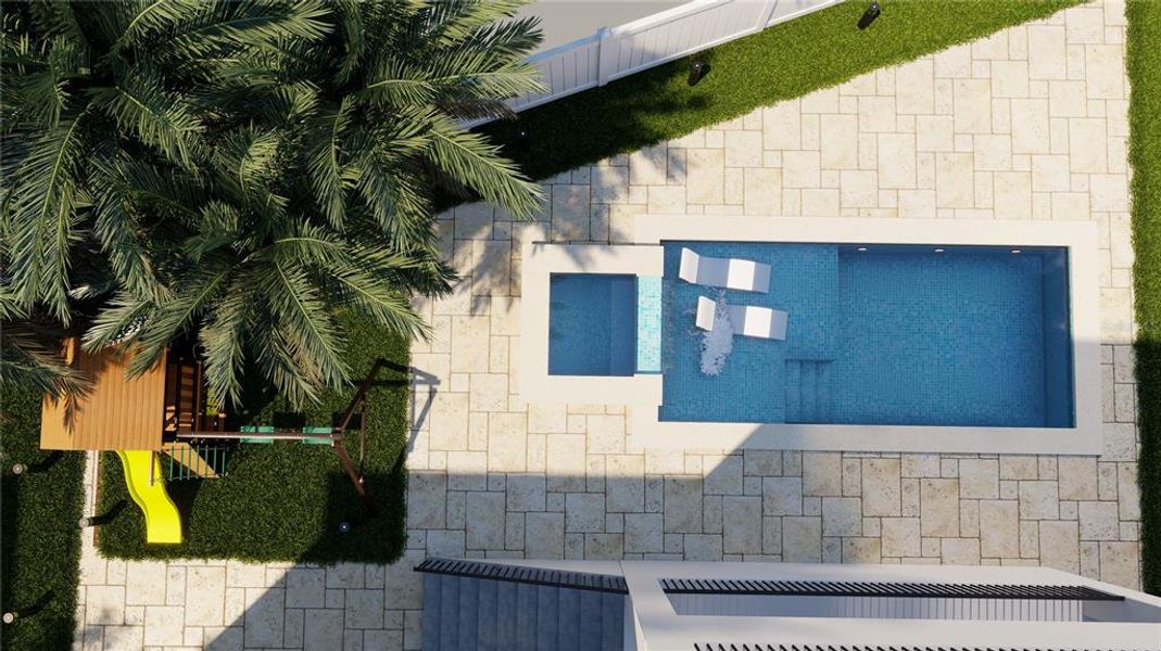 Exterior details and patio area of a home in , Tampa (Image 12). Exterior details and patio area of a home in , Tampa (Image 12).