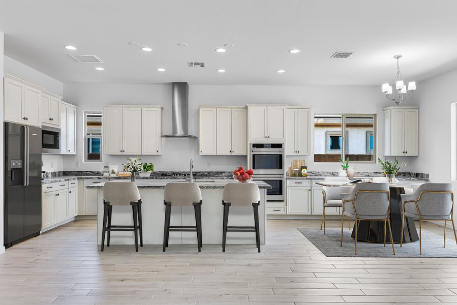 Representative furnished interior of a home built from the Hillary by Taylor Morrison in Allen Ranches Expedition Collection, Litchfield Park (Image 4). Representative furnished interior of a home built from the Hillary by Taylor Morrison in Allen Ranches Expedition Collection, Litchfield Park (Image 4).