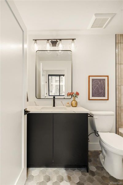 Furnished interior view inside a new home in , Denver (Image 29).