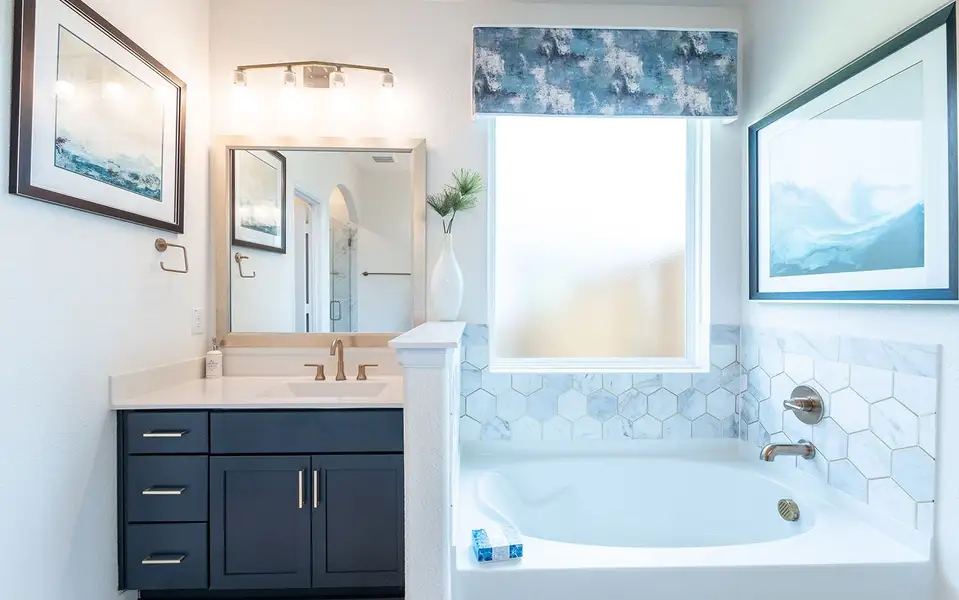 Furnished interior view inside a new home in Hickory Ridge, Elmendorf (Image 11).