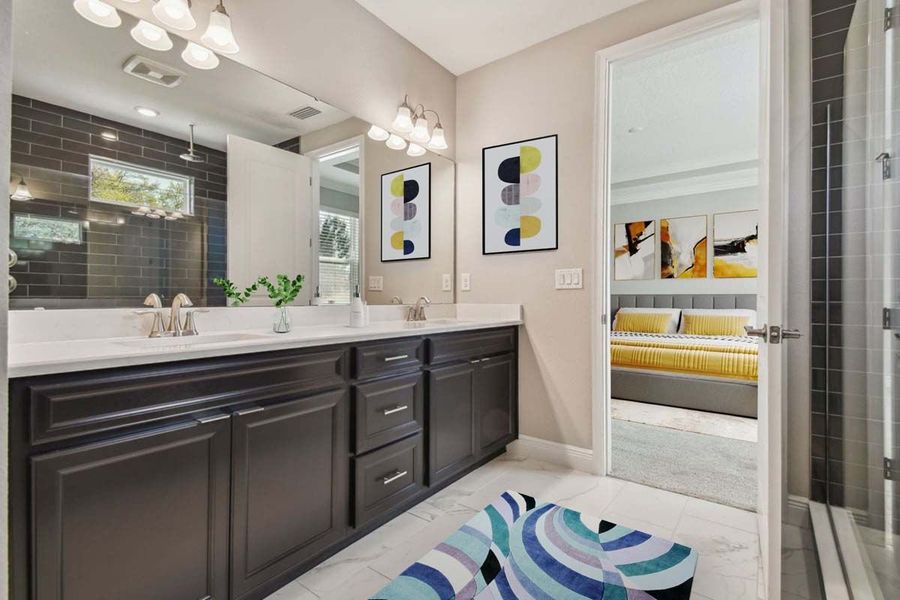 Representative furnished interior of a home built from the Sawgrass by William Ryan Homes in The Sanctuary – Royal Collection, Punta Gorda (Image 17).
