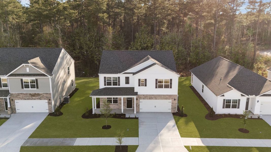 Representative exterior photo of a completed home built from the HAYDEN by D.R. Horton in West New Bern, New Bern, NC (Image 21).