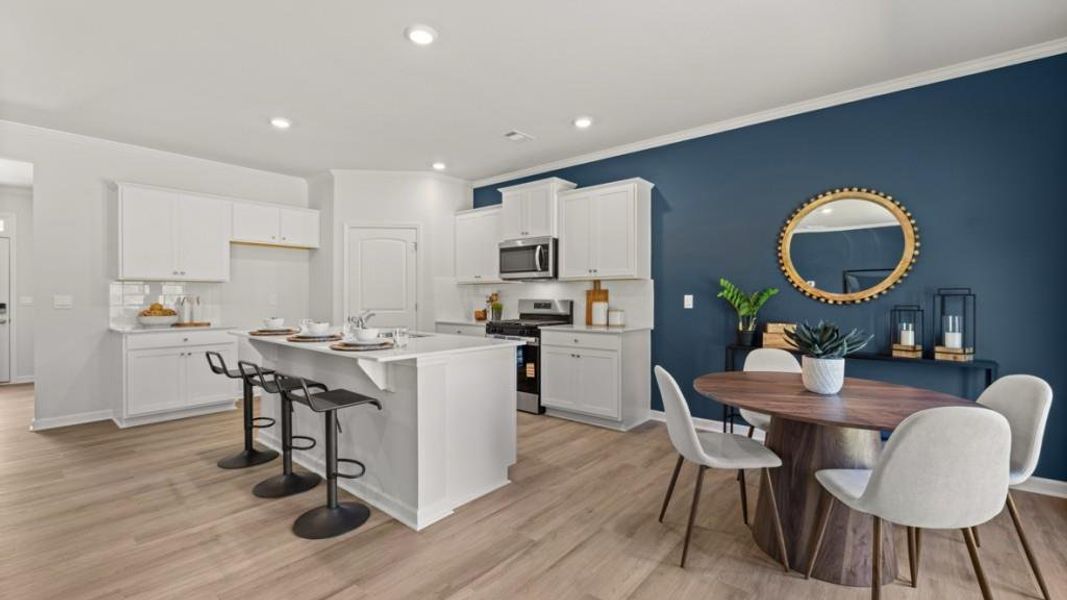 Furnished interior view inside a new home in South Wind, Union City (Image 13).