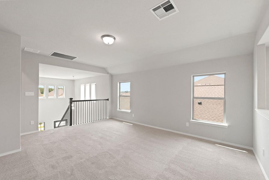 Spacious, unfurnished interior of a new home in The Trails, New Caney (Image 12).