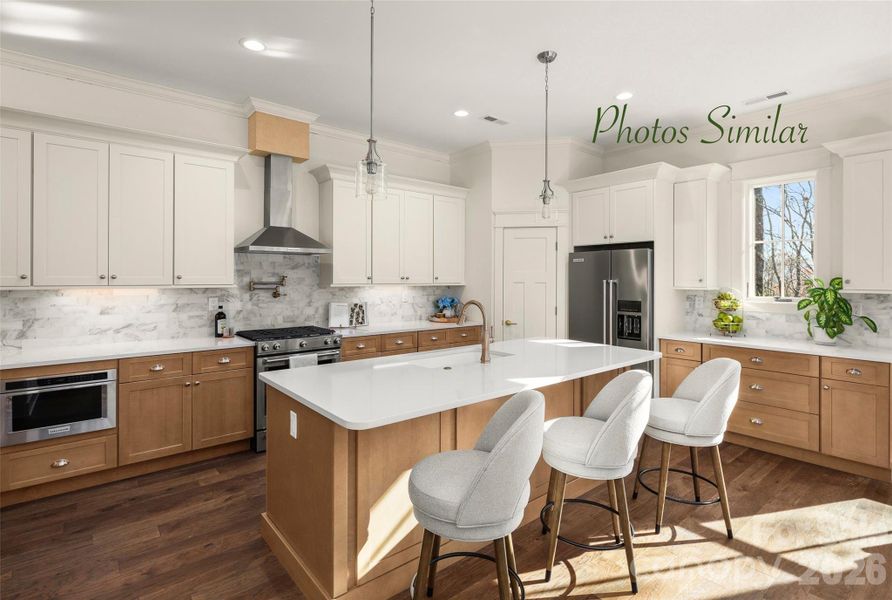 Furnished interior view inside a new home in , Hendersonville (Image 5).