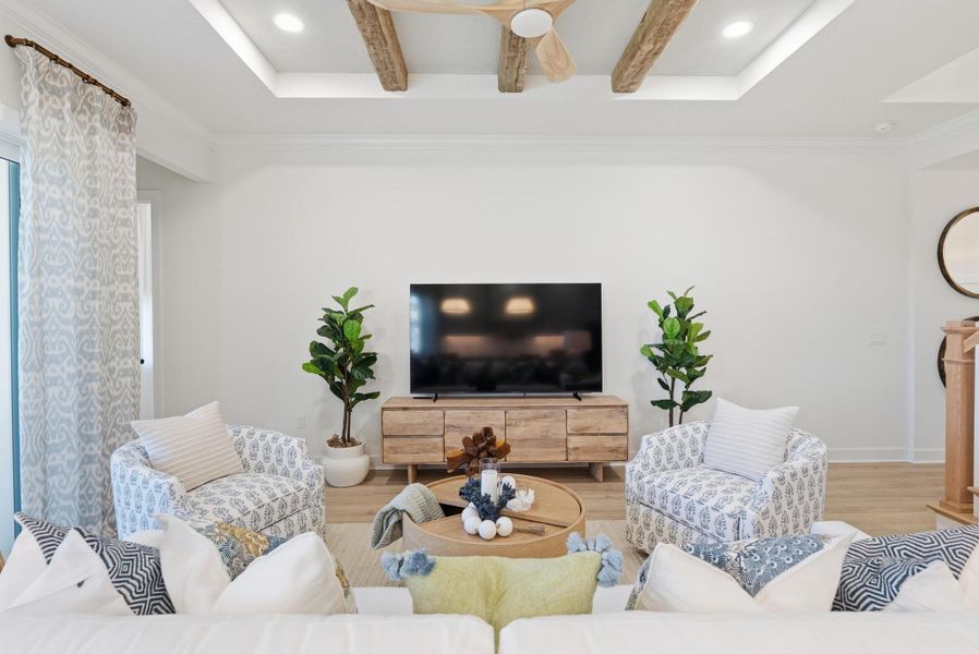 Representative furnished interior of a home built from the Amelia by SeaGate Homes in Beachview Cove, Ormond Beach (Image 38).