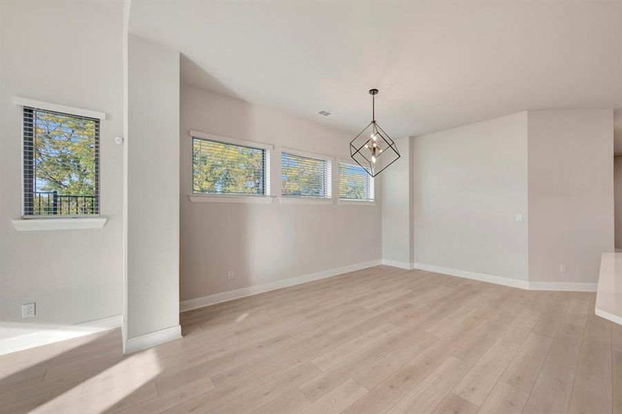 Spacious, unfurnished interior of a new home in Mantua Point Classics, Van Alstyne (Image 21). Spacious, unfurnished interior of a new home in Mantua Point Classics, Van Alstyne (Image 21).