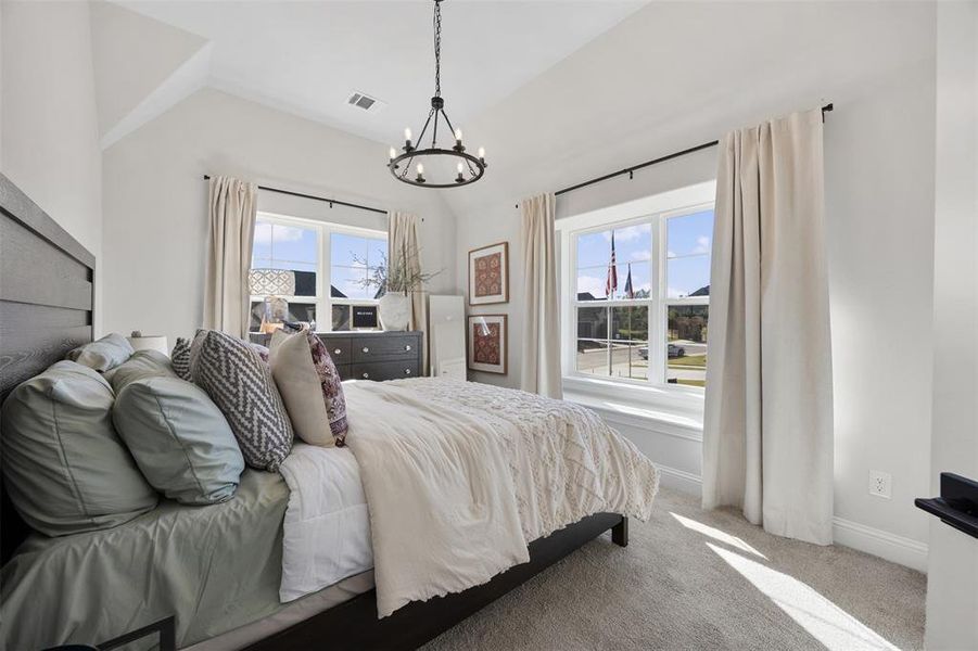 Furnished interior view inside a new home in Somercrest, Midlothian (Image 24).