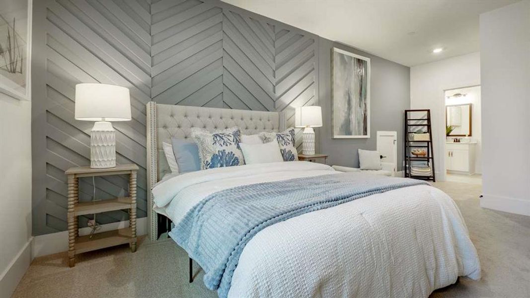 Furnished interior view inside a new home in The Village at Sandy Plains, Marietta (Image 14).