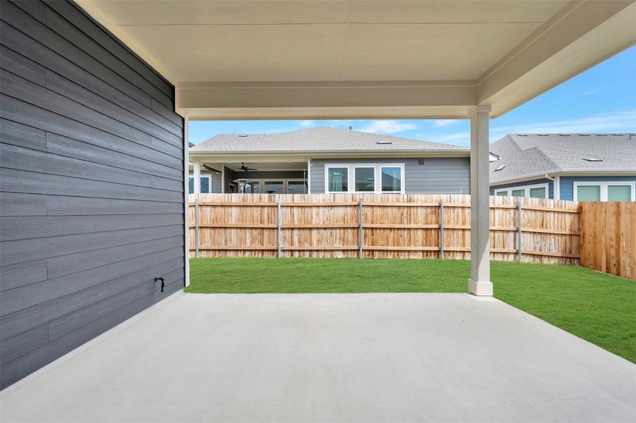 Covered Back Porch