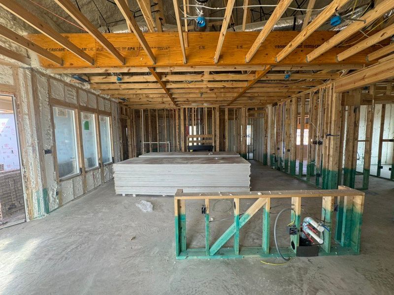In-progress construction of a new home in Creekview Addition, Van Alstyne, TX (Image 8).