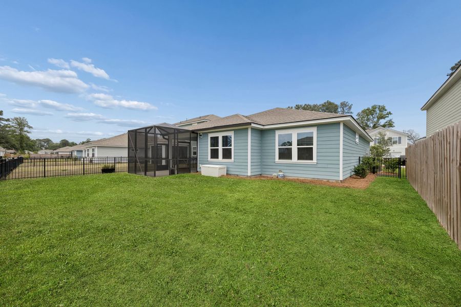 Exterior details and patio area of a home in , Beaufort (Image 3).