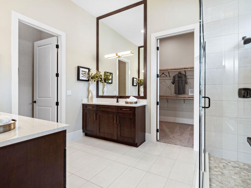 Furnished interior view inside a new home in Mosaic, Port St. Lucie (Image 8).