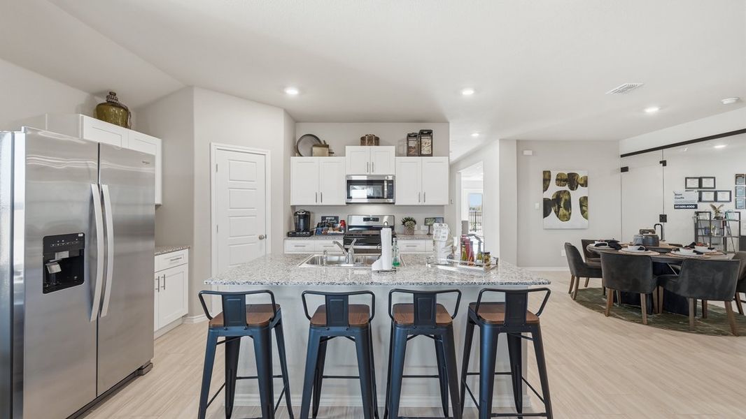Furnished interior view inside a new home in Lonestar at Liberty Trails, Fort Worth (Image 5).
