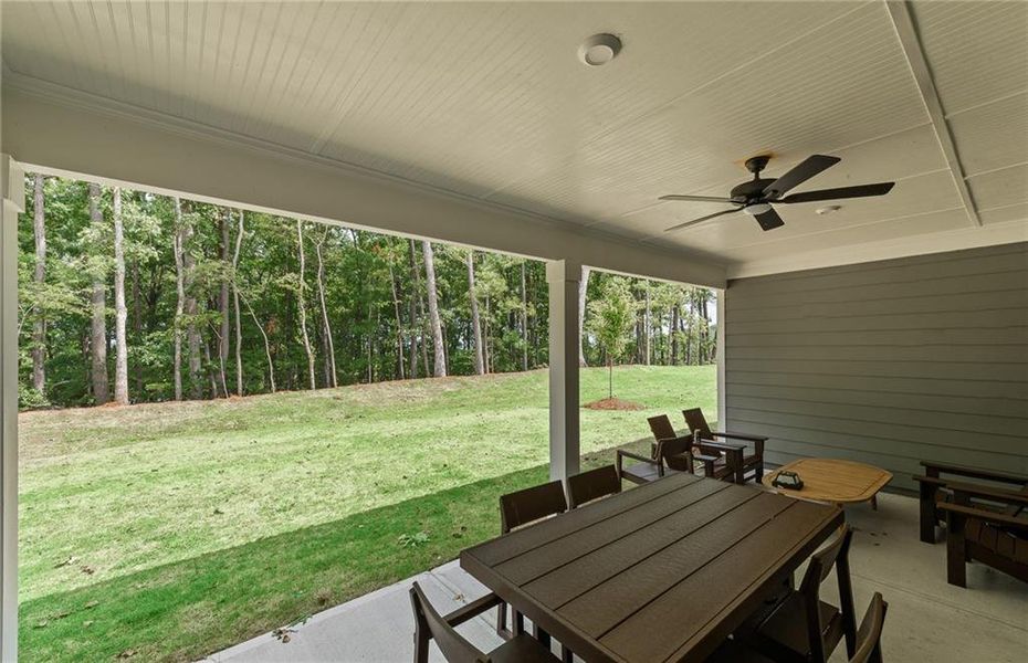 Exterior details and patio area of a home in , Villa Rica (Image 24).