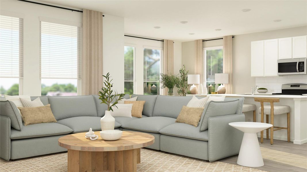 Furnished interior view inside a new home in Elm Creek, Elgin (Image 24).