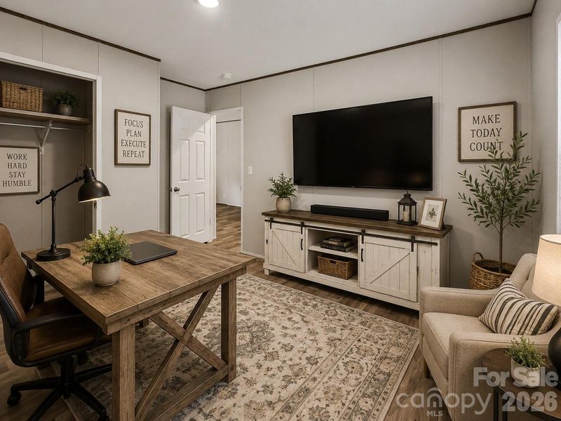 Furnished interior view inside a new home in , Mooresboro (Image 9).