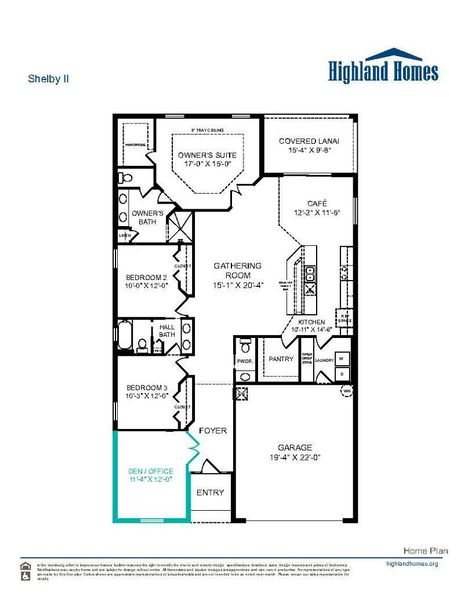Shelby II - Home Layout Shelby II - Home Layout