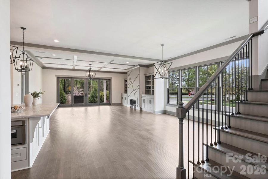 Open floor plan Open floor plan