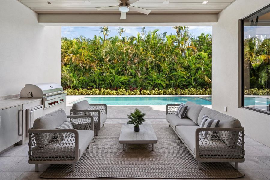 Furnished interior view inside a new home in , Boca Raton (Image 44). Furnished interior view inside a new home in , Boca Raton (Image 44).