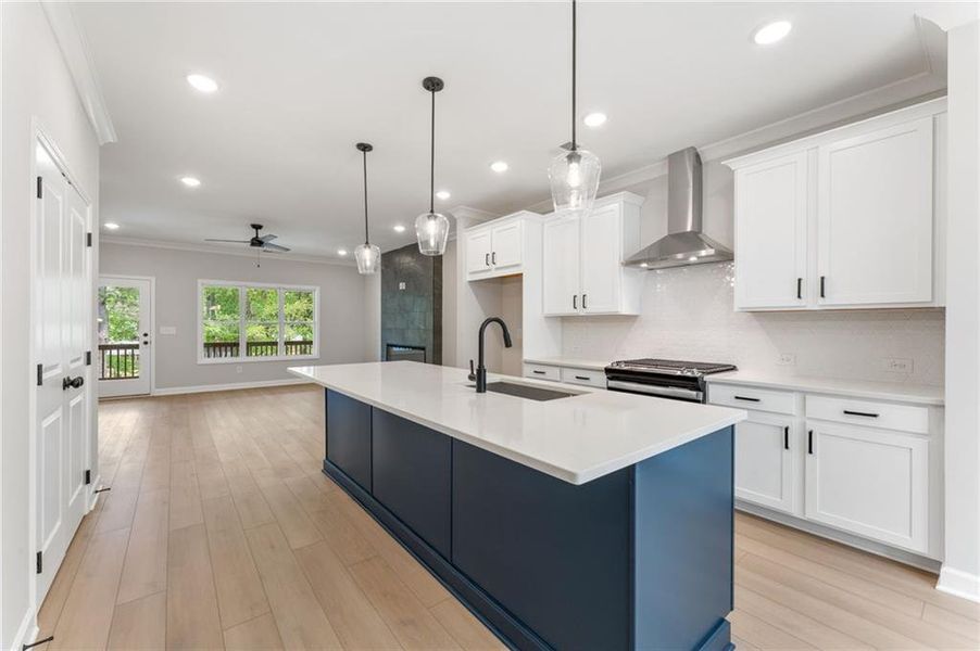 Furnished interior view inside a new home in Townes at South Main, Kennesaw (Image 7).