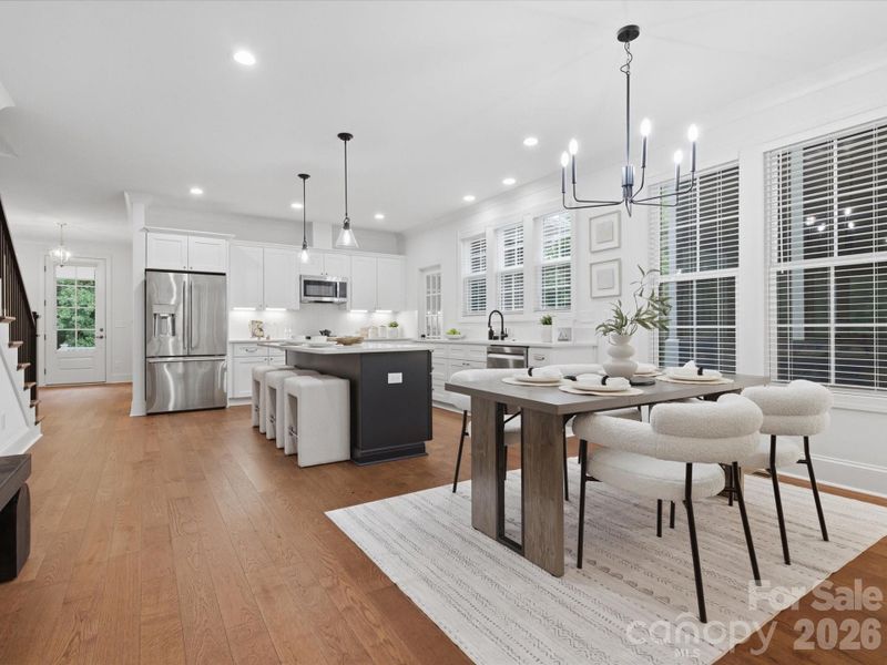 Furnished interior view inside a new home in , Waxhaw (Image 13).