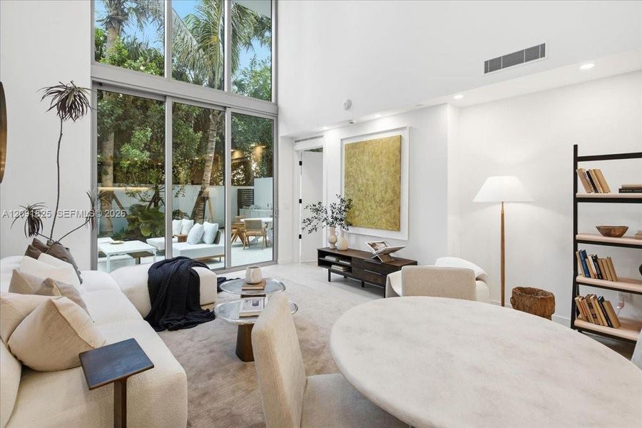 Furnished interior view inside a new home in , Miami (Image 5).