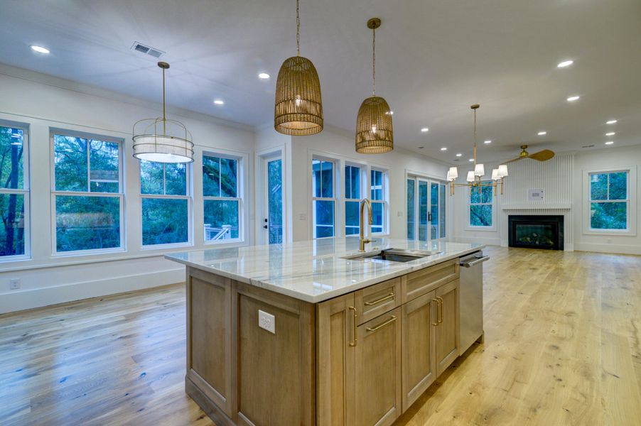 Furnished interior view inside a new home in , Seabrook Island (Image 16).